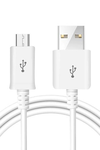 Dat Samsung Galaxy Micro Usb Kablolu Hızlı Şarj Muadil Şarj Aleti Beyaz