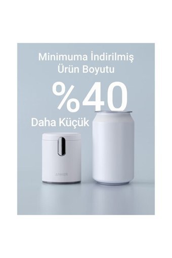Anker Anker 623 Magnetic iPhone 14-13-12 Type C Kablosuz Hızlı Şarj Orjinal Şarj Aleti Beyaz