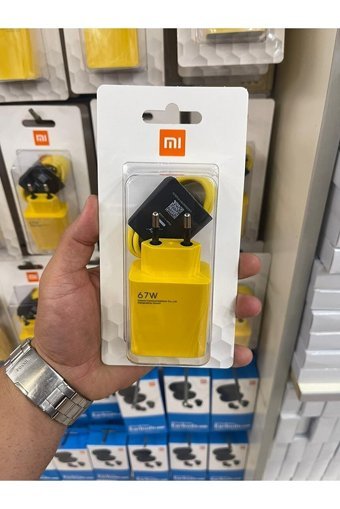 Fidedigno Redmi Note 10 Pro Type C Kablolu 67 W Hızlı Şarj Muadil Şarj Aleti Sarı