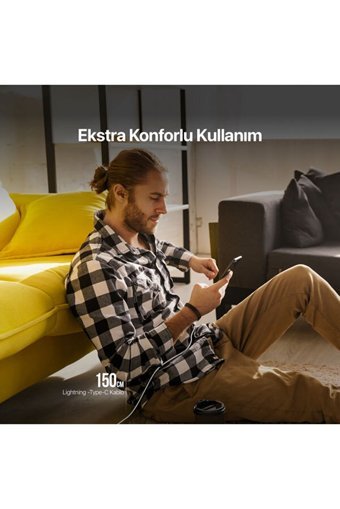 Ttec iPhone Lightning Kablolu Muadil Şarj Aleti Beyaz