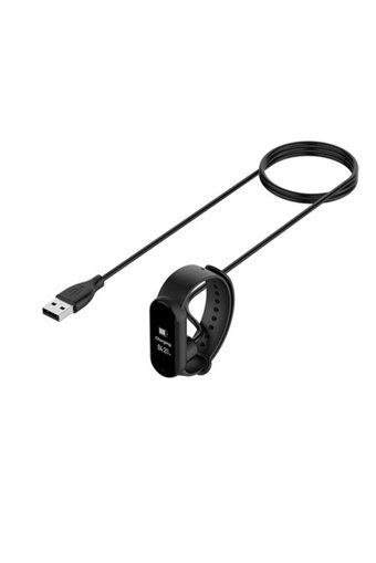 Techmaster Xiaomi Mi Band 5-6 USB Kablosuz Hızlı Şarj Muadil Şarj Aleti Siyah