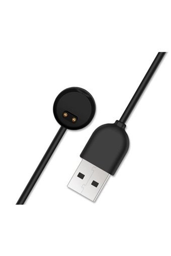Techmaster Xiaomi Mi Band 5-6 USB Kablosuz Hızlı Şarj Muadil Şarj Aleti Siyah