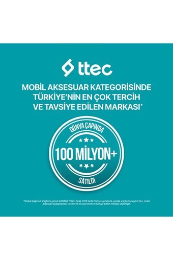 Ttec 2DK7530 Micro Usb Kablolu Muadil Şarj Aleti Beyaz