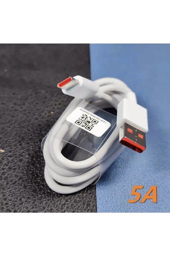 Akg Redmi Note 8-9-10-Pro Type C Kablolu 33 W Hızlı Şarj Orjinal Şarj Aleti Beyaz