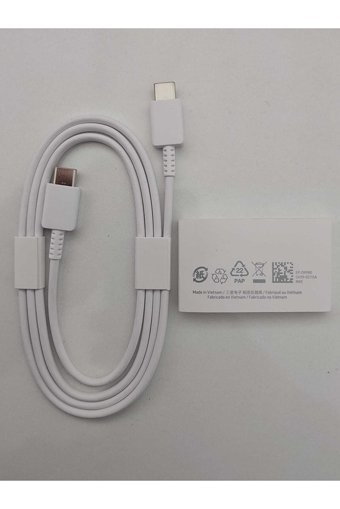 Samsung Samsung Galaxy Type C Kablolu 45 W Hızlı Şarj Orjinal Şarj Aleti Beyaz