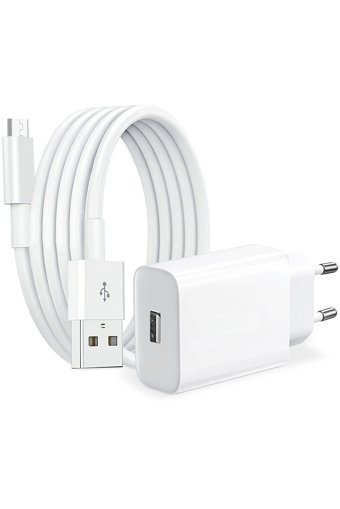 Deji Galaxy S 3-4-5-J1 Ace-J2 Core-J3 Pro-J4-J5-J6-J7-J8 Duo-Plus-Max Type C Kablolu Hızlı Şarj Muadil Şarj Aleti Beyaz