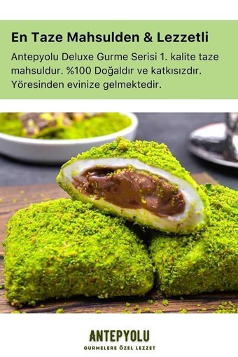 Antepyolu Antep Fıstıklı Lokum 90 gr