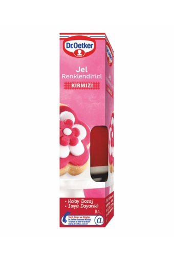 Dr. Oetker Kırmızı Jel Gıda Boyası 10 gr