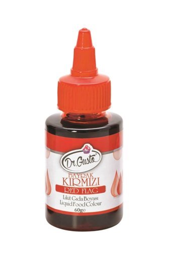 Dr. Gusto Kırmızı Sıvı Gıda Boyası 60 gr