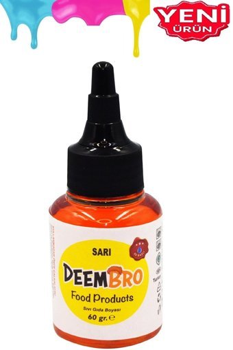 Deembro Kırmızı Mavi Mor Sarı Yeşil Pembe Su Bazlı Sıvı Gıda Boyası 6x60 gr