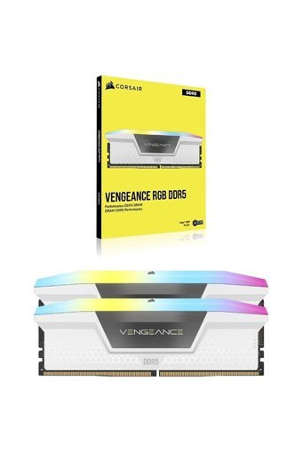 Corsair Vengeance RGB CMH32GX5M2D6000C36W 32 GB DDR5 2x16 6000 Mhz Ram