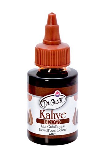 Dr. Gusto Kahverengi Su Bazlı Sıvı Gıda Boyası 60 gr