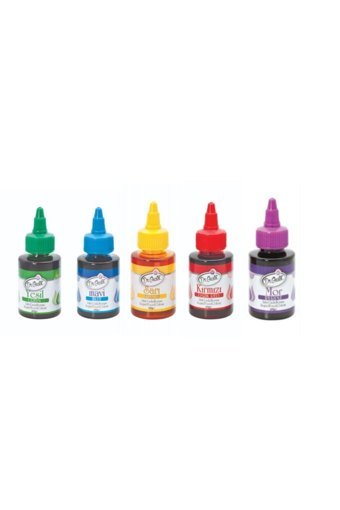 Dr. Gusto Yeşil Mavi Sarı Kırmızı Mor Su Bazlı Sıvı Gıda Boyası 5x60 gr