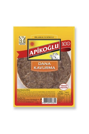 Apikoğlu Dana Kavurma Dilimli 3x100 gr