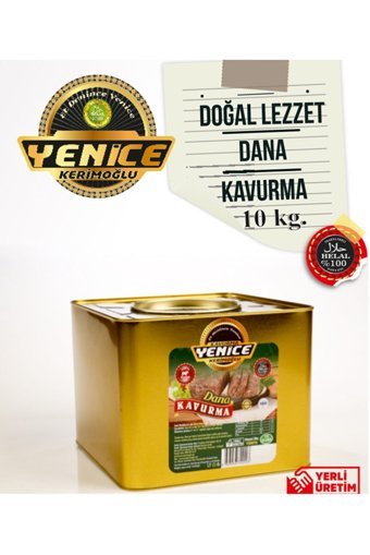 Yenice Kerimoğlu Dana Kavurma Teneke 10 kg