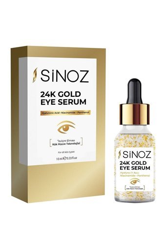 Sinoz 24K Gold Aydınlatıcı Kırışıklık Karşıtı Gece Gündüz Serumu 10 ml