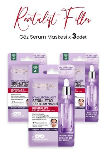 L'Oreal Paris Revitalift Aydınlatıcı Kırışıklık Karşıtı Göz Altı Torba Karşıtı Serum 15 ml