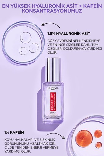 L'Oreal Paris Revitalift Aydınlatıcı Kırışıklık Karşıtı Gece Gündüz Serumu 30 ml