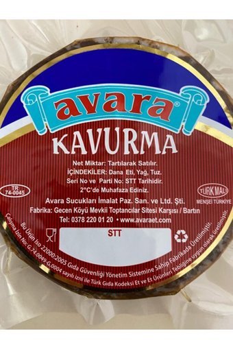 Avara Kavurma Blok 1 kg