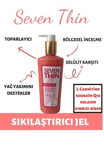 Seven Thin Sıkılaştırıcı Selülit Jeli 250 ml