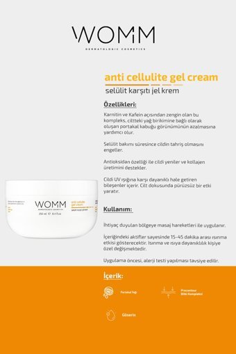 Womm Sıkılaştırıcı Selülit Jeli 250 ml