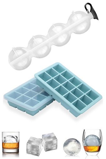 May Home Kare Şekilli Silikon Renkli Buz Kalıbı