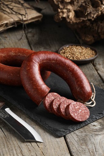 1001 Çiftliği Isıl İşlem Görmüş Acısız Manda Sucuğu Kangal 500 gr