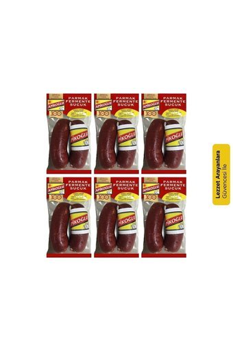 Apikoğlu Acısız Dana Sucuğu Parmak 6x200 gr