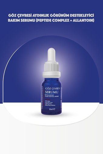 New Essentials Peptide Complex + Allantoin Aydınlatıcı Kırışıklık Karşıtı Göz Altı Torba Karşıtı Gece Gündüz Serumu 10 ml