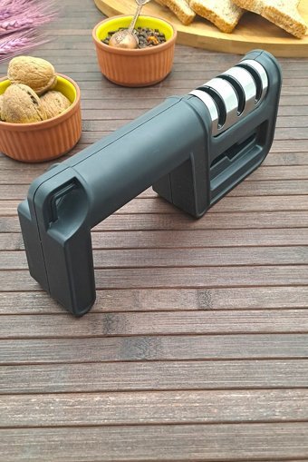 Montesev 4 Açılı Elmas Bıçak Bileme Aleti Siyah