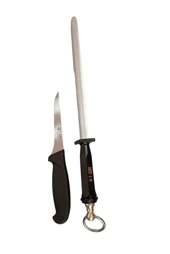 Russet 30 cm Balık Sırtı Oval Masat Siyah