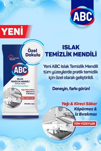 Abc Temizlik Bezi 4'lü