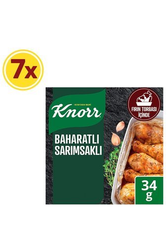 Knorr Sarımsaklı Tavuk Çeşnisi 7x34 gr
