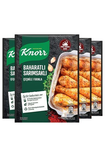 Knorr Sarımsaklı Tavuk Çeşnisi 4x34 gr