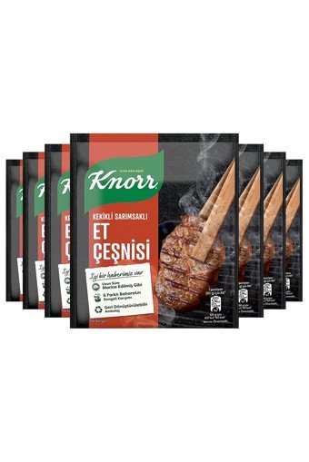 Knorr Sarımsaklı Et Çeşnisi 7x40 gr