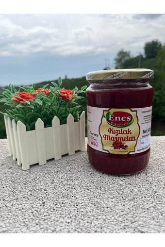 Enes Pekmezleri Kızılcık Marmelatı 630 gr