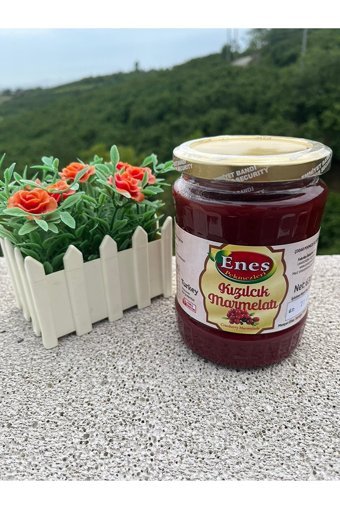 Enes Pekmezleri Kızılcık Marmelatı 630 gr