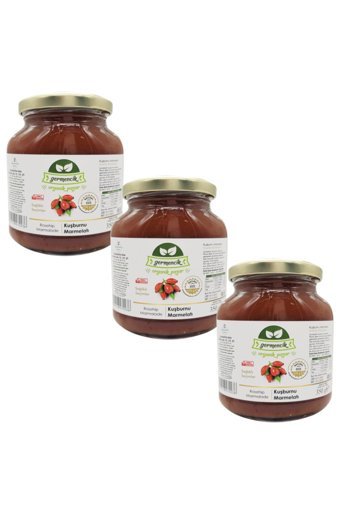 Germencik Organik Kuşburnu Marmelatı 3x350 gr