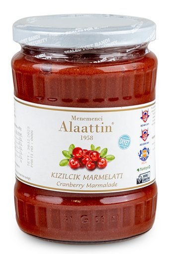 Menemenci Alaattin Kızılcık Marmelatı 580 gr