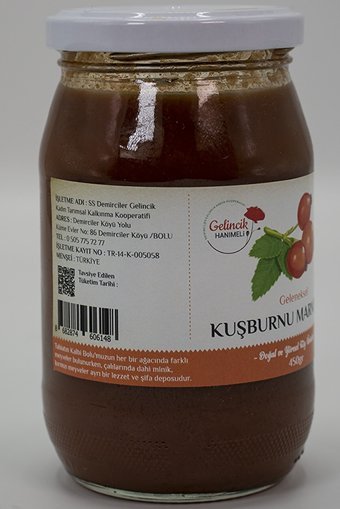 Gelincik Hanımeli Kuşburnu Marmelatı 450 gr