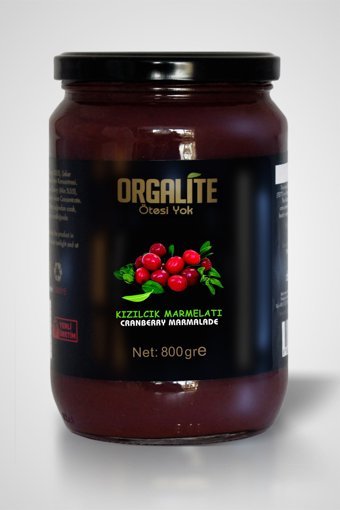 Orgalite Kızılcık Marmelatı 800 gr