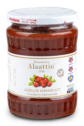 Menemenci Alaattin Kızılcık Marmelatı 650 gr