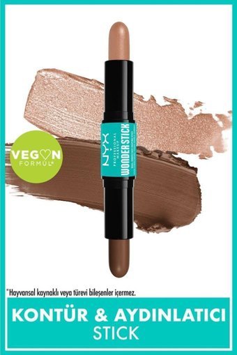 Nyx Professional Makeup Rich Çift Taraflı Krem Stick Kontür
