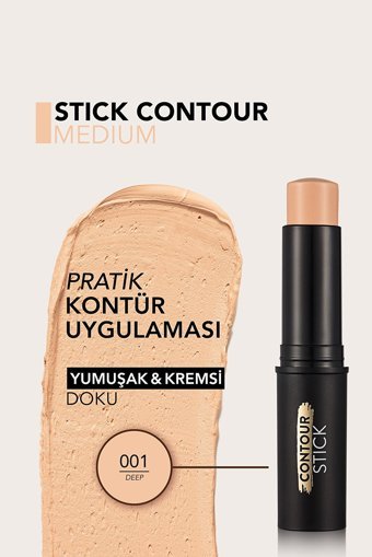 Flormar 001 Light Krem Stick Kontür