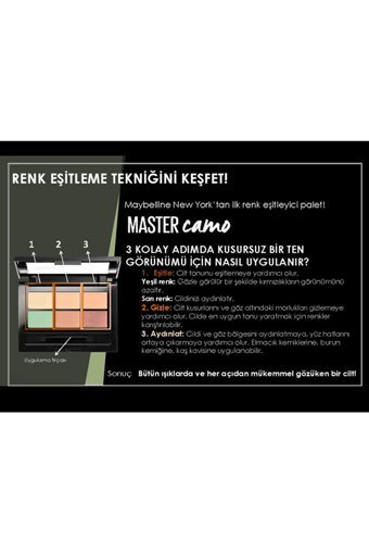 Maybelline New York Master Camo Krem Kontür Paleti