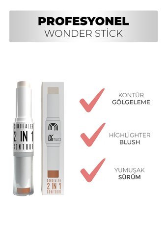 Govern 2 in 1 Çift Taraflı Krem Stick Kontür