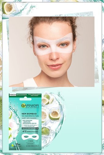 Garnier Nem Bombası Göz Altı Kağıt Maske 5×2 Adet