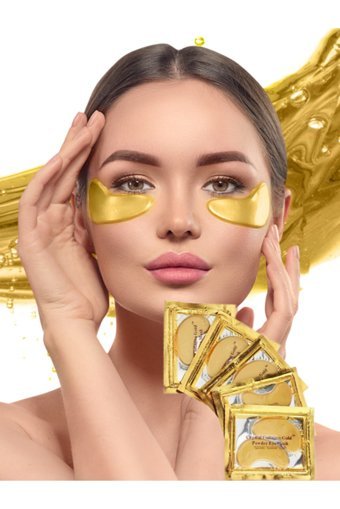 Jami Beauty Crystal Collagen Gold Kolajenli Göz Altı Jel Maske 5×2 Adet