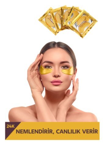 Jami Beauty Crystal Collagen Gold Kolajenli Göz Altı Jel Maske 5×2 Adet