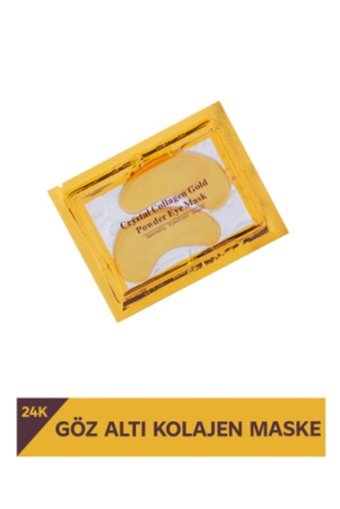 Jami Beauty Crystal Collagen Gold Kolajenli Göz Altı Jel Maske 5×2 Adet